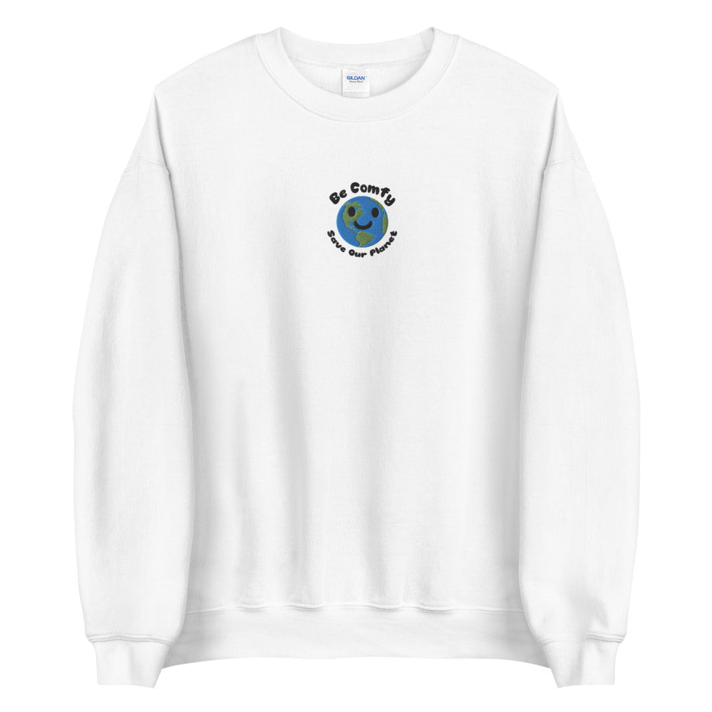 White Earth Embroidered Crewneck